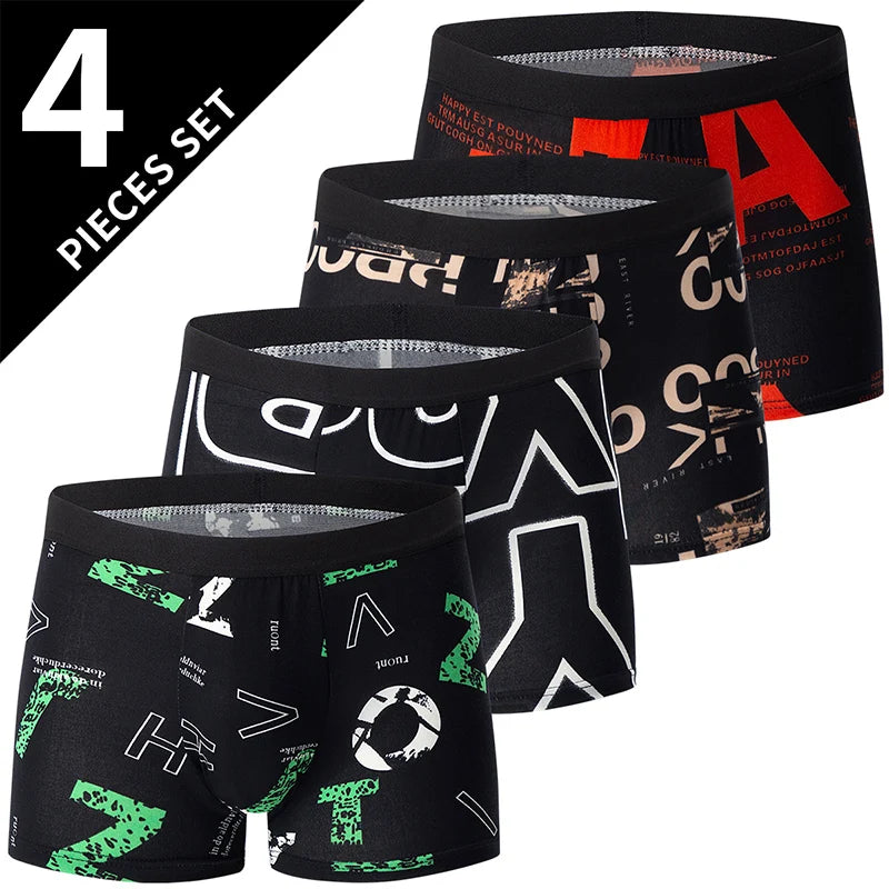 Men's boxer briefs worn model