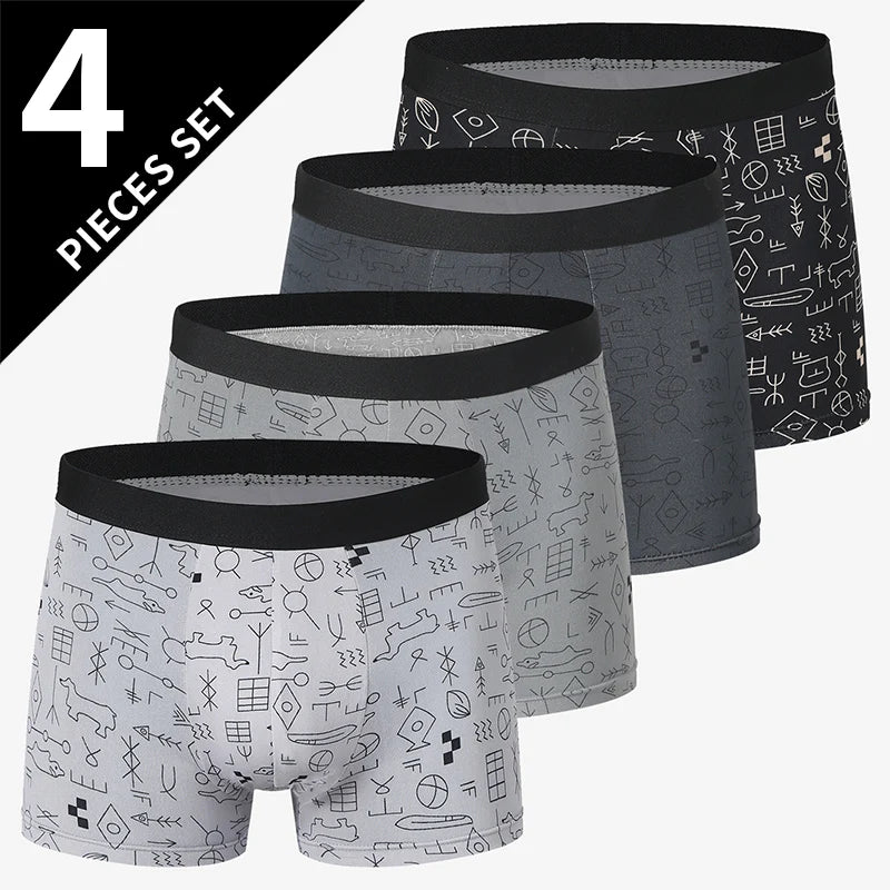 Men's boxer briefs worn model