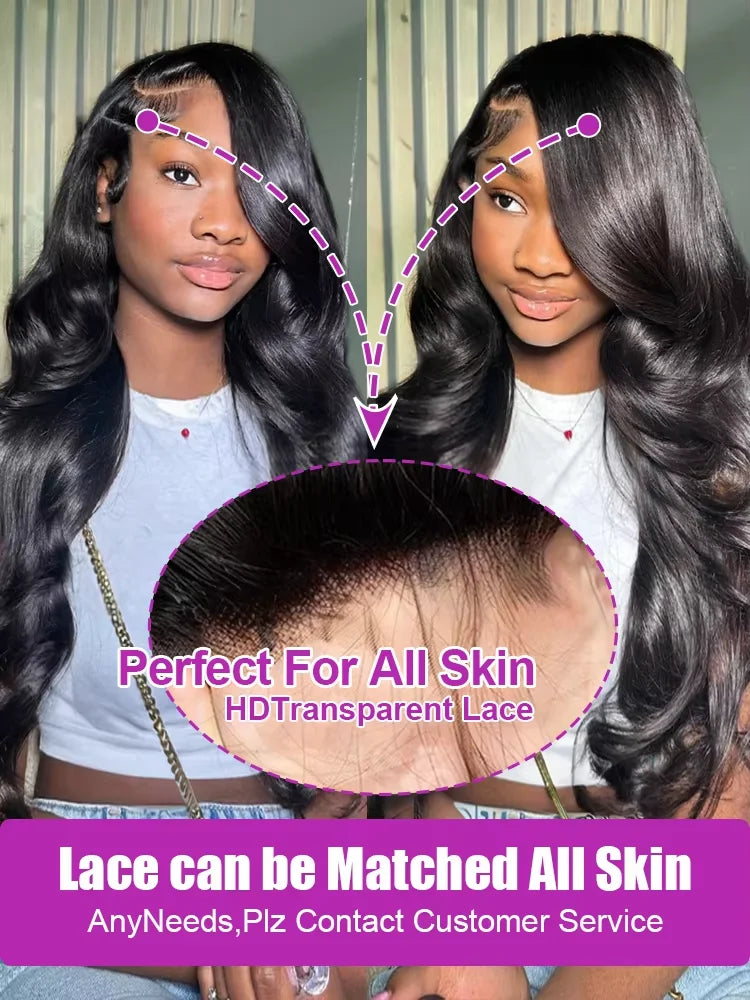 Wet and wavy HD lace frontal wig natural color | Sānvivá