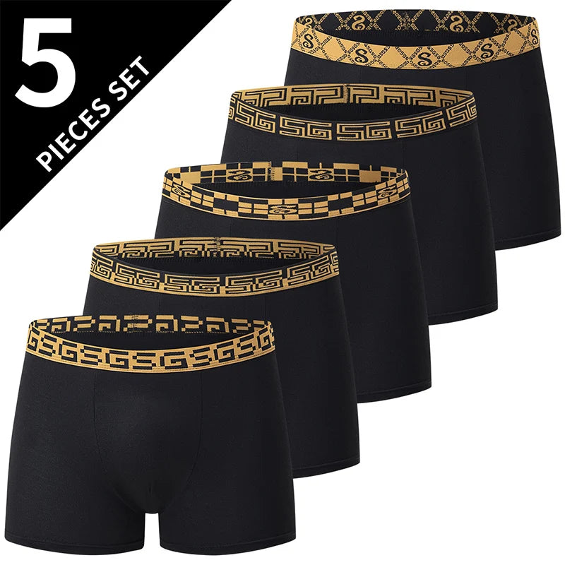 Printed boxers multi-pack front view