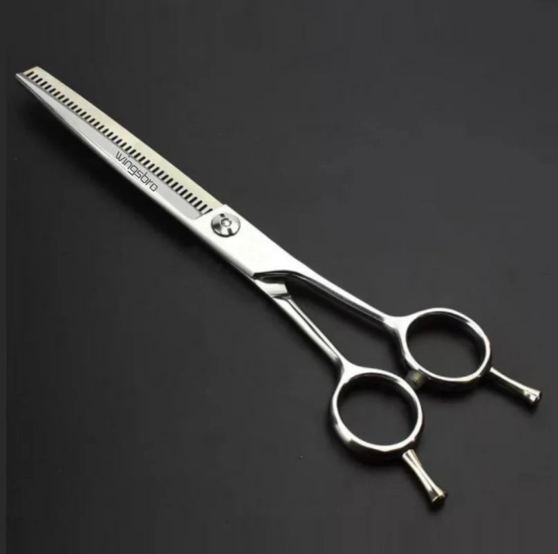 Professional hair cutting scissors set with stand