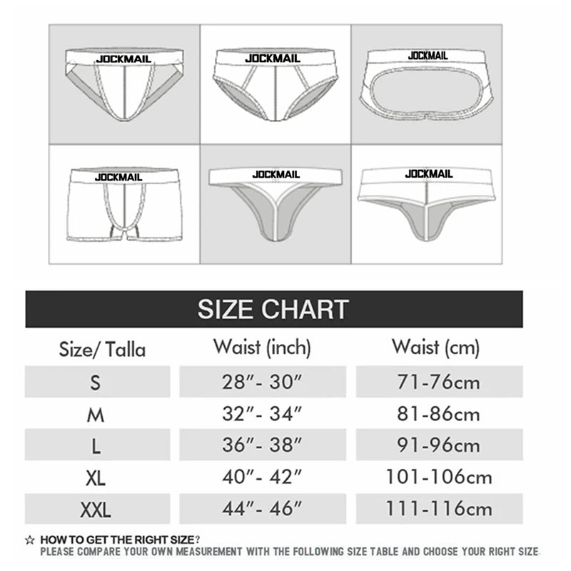 Breathable g-string jockstrap pack display