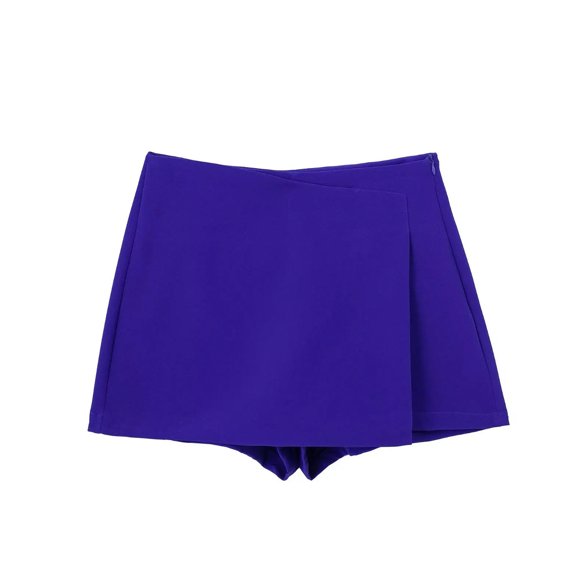 Women's Asymmetrical Side Zip Blue