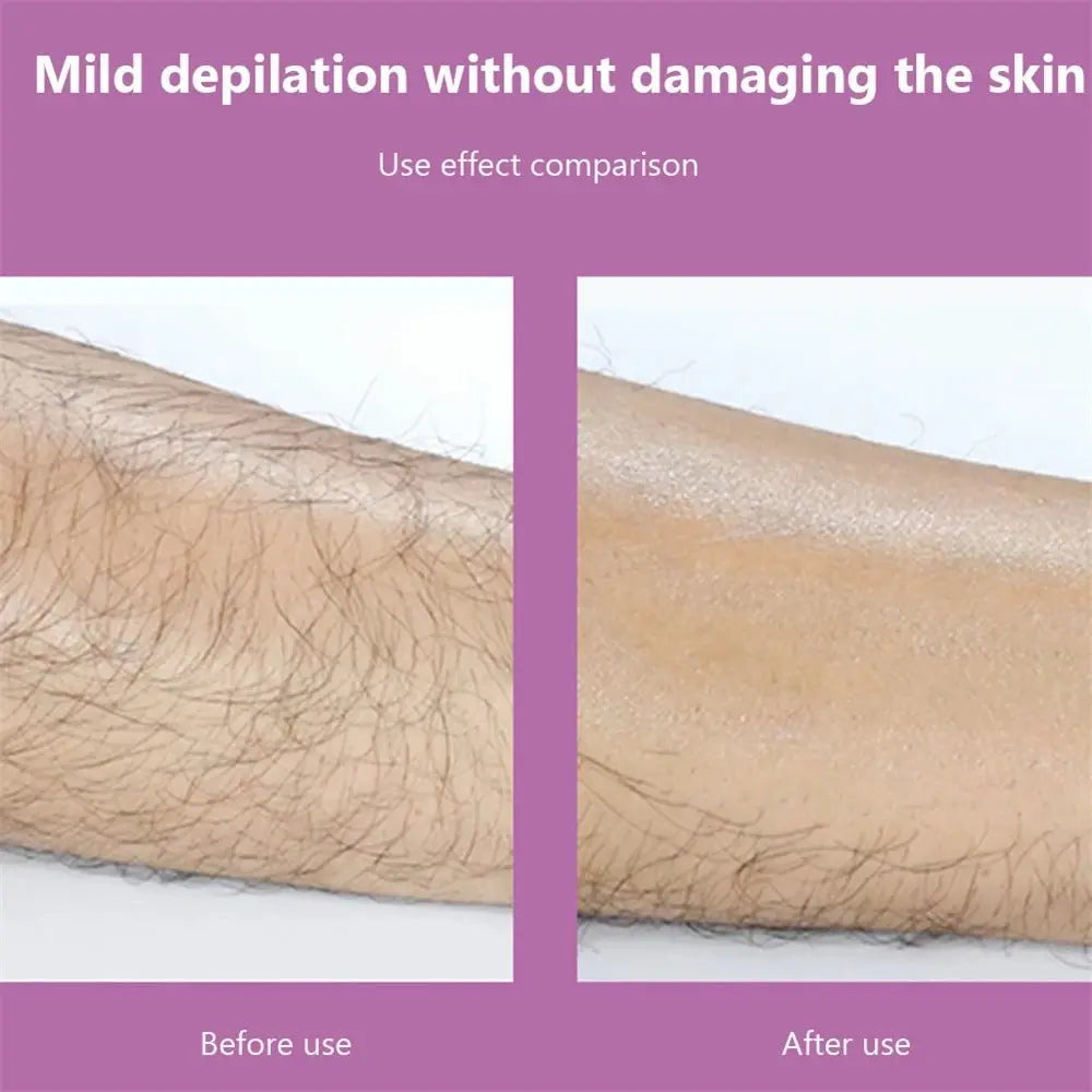 Crystal Hair Eraser Physical Epilator shown in use for hair removal on underarm area.