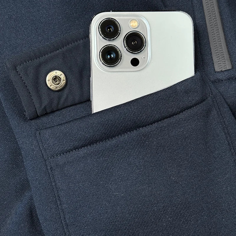 Casual sports hoodie front view