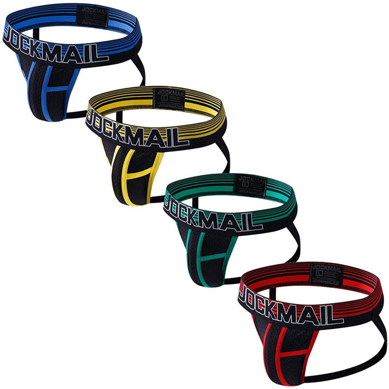 Breathable g-string jockstrap pack display