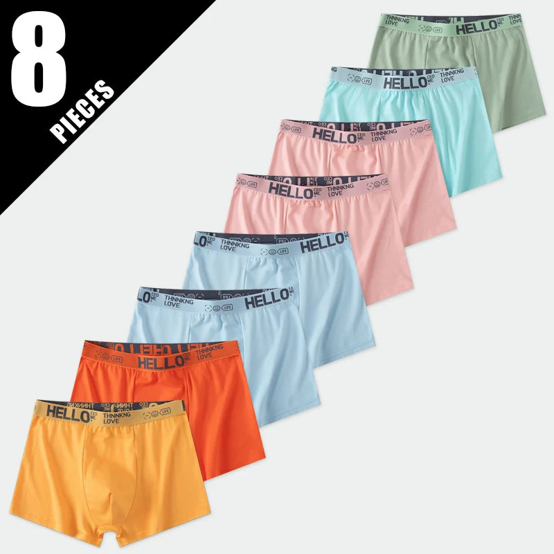 Printed boxers multi-pack front view