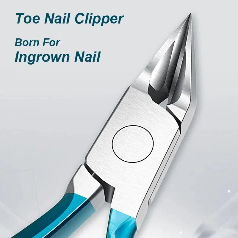 Toenail Clipper for Thick Nails with sharp stainless-steel design for easy grooming of ingrown nails.