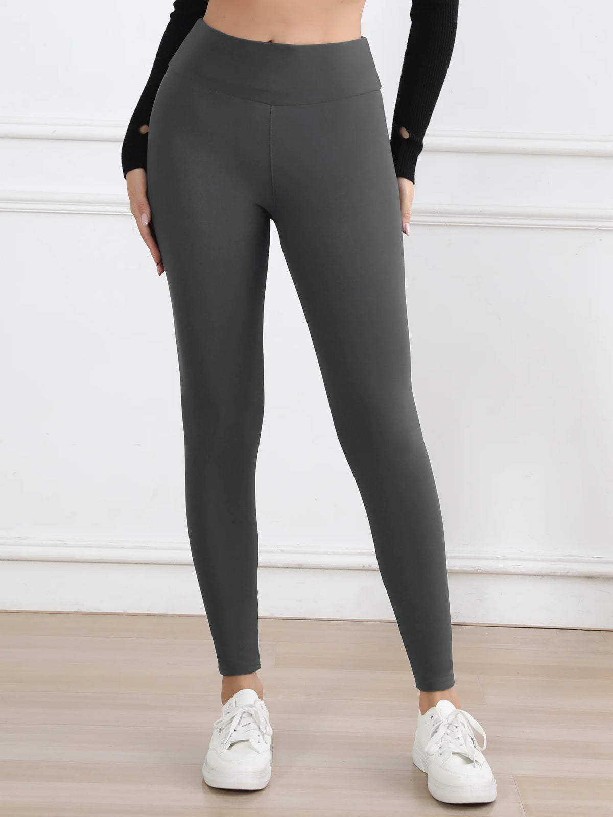 Fleece Lined Winter Leggings – High Waist Thermal Tights
