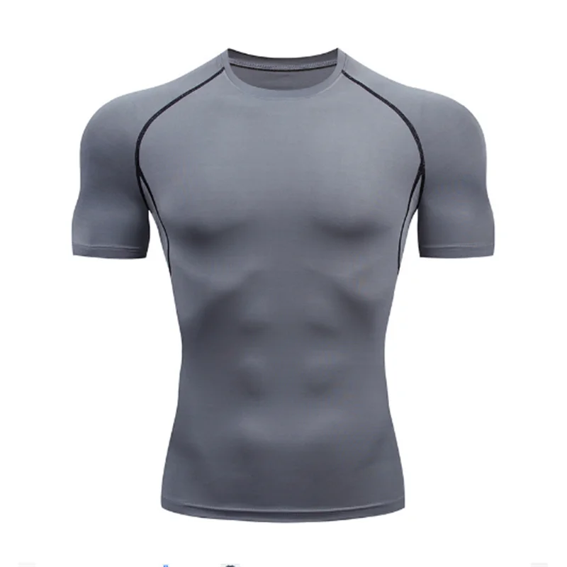 Compression training tee front view