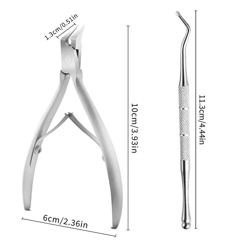 Toenail Clipper for Thick Nails with sharp stainless-steel design for easy grooming of ingrown nails.