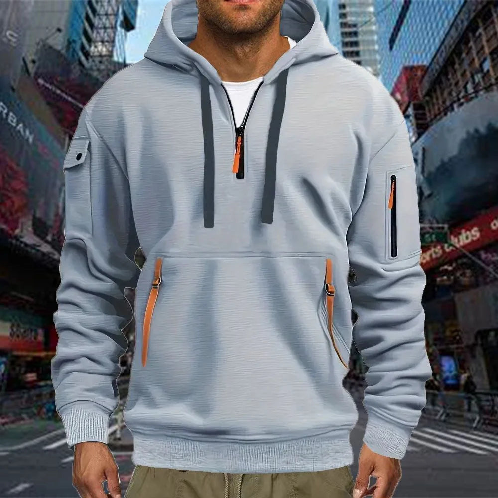 Casual sports hoodie front view