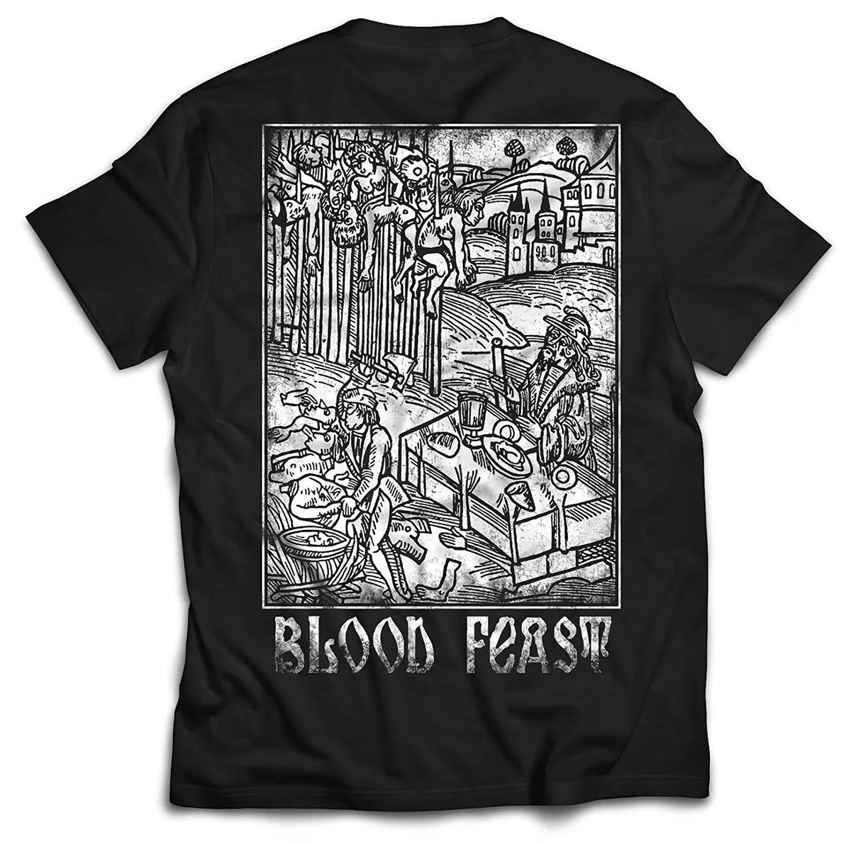 Vampire graphic t-shirt worn casual outfit