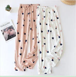 Unisex plush coral fleece pajama pants worn loungewear