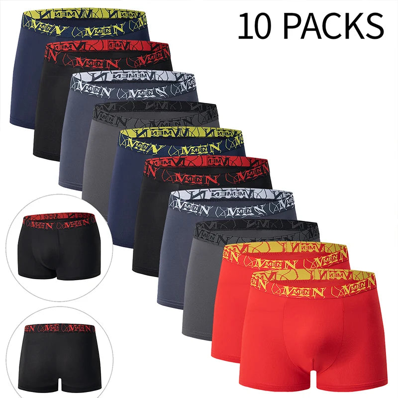 Printed boxers multi-pack front view