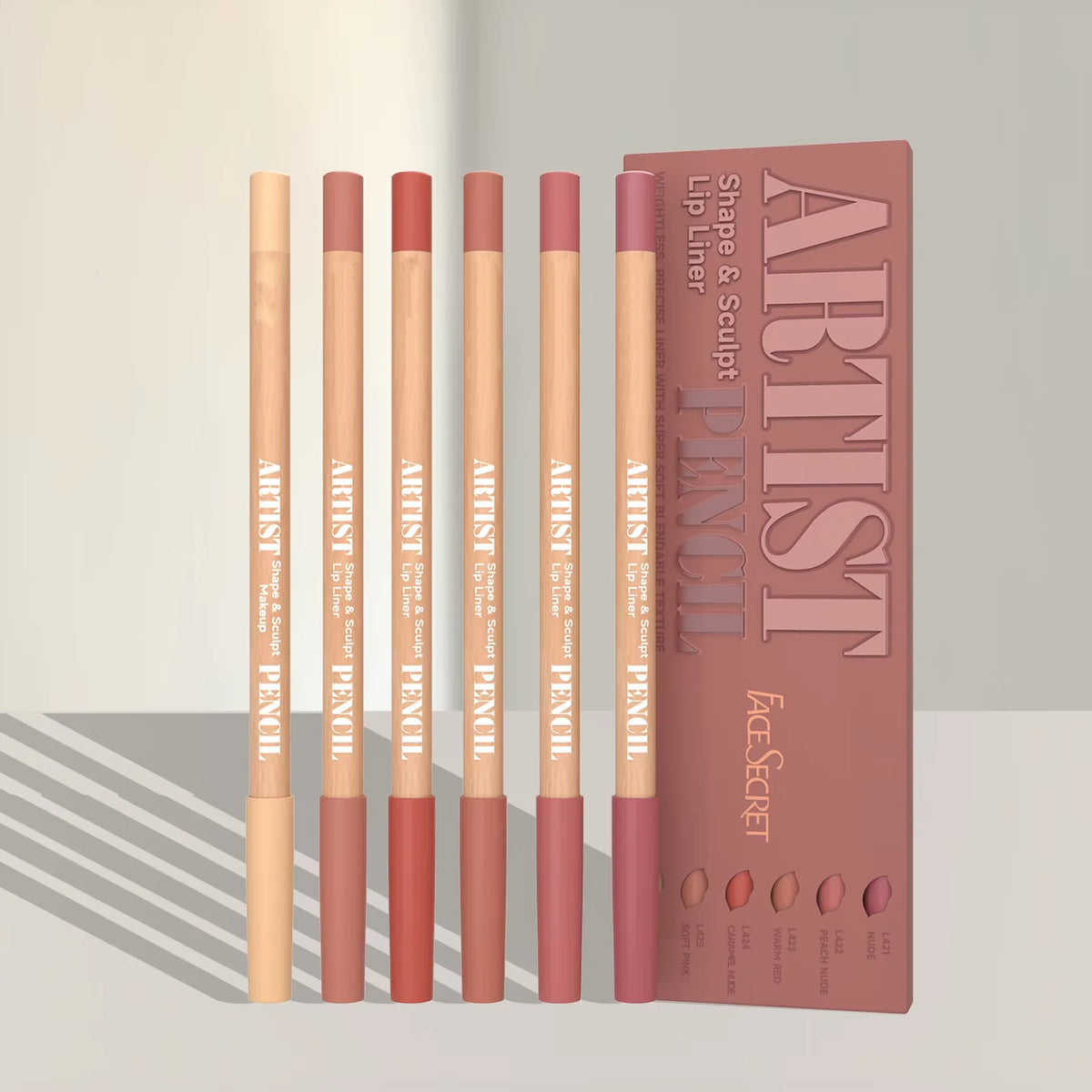Precision lip liner pencil sketch roast shade