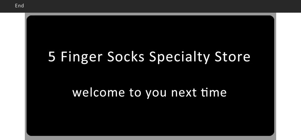 Wool toe socks worn on feet