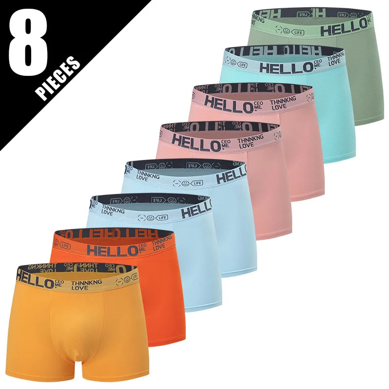 Printed boxers multi-pack front view