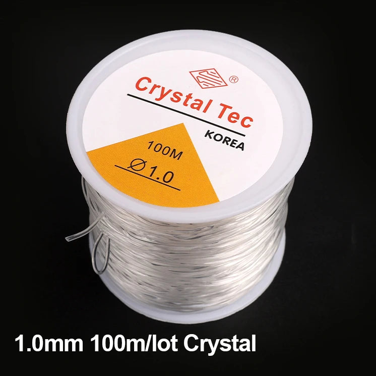 Elastic beading thread used in bracelet