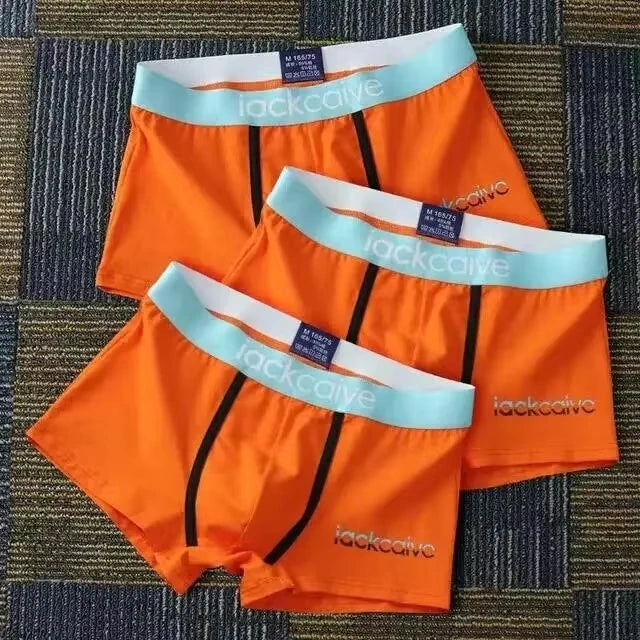Men's printed cotton boxers size range display