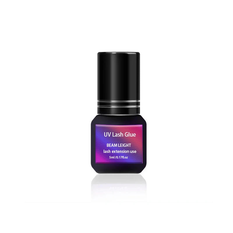 UV lash extension glue used on lash extensions