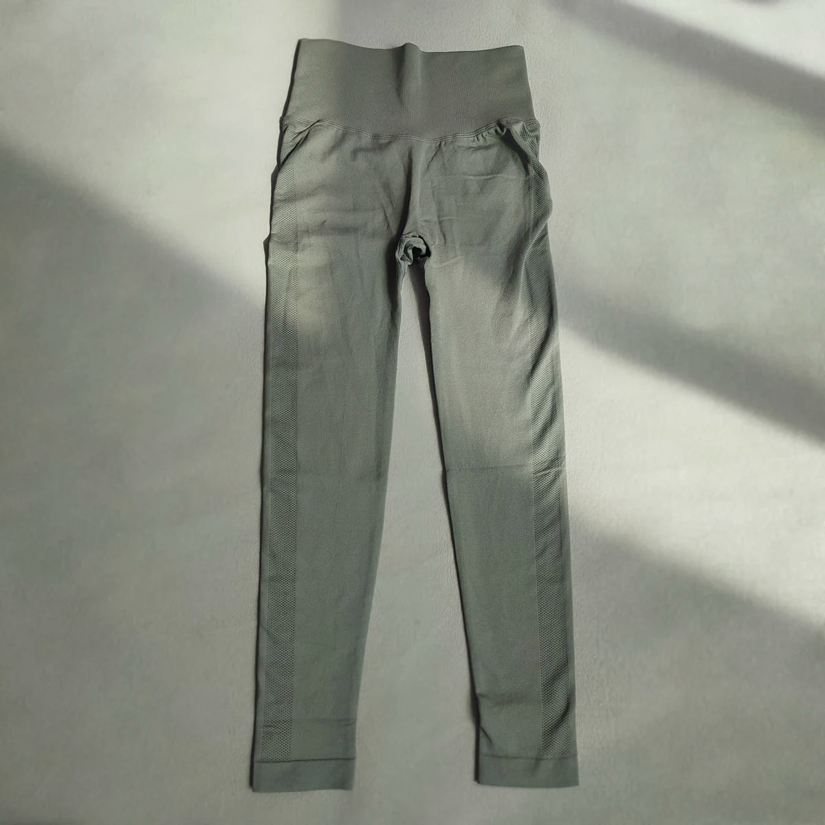 High waist seamless leggings dark green color option