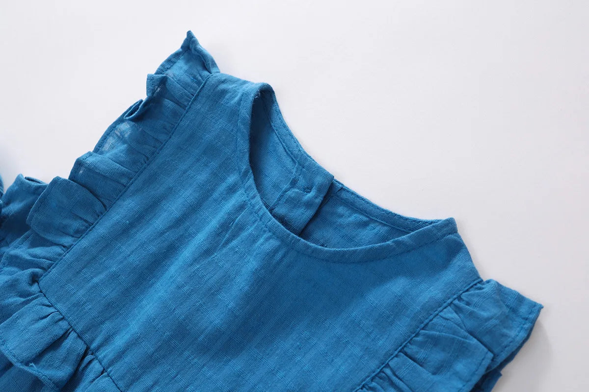 Boys loose fit jeans worn by child