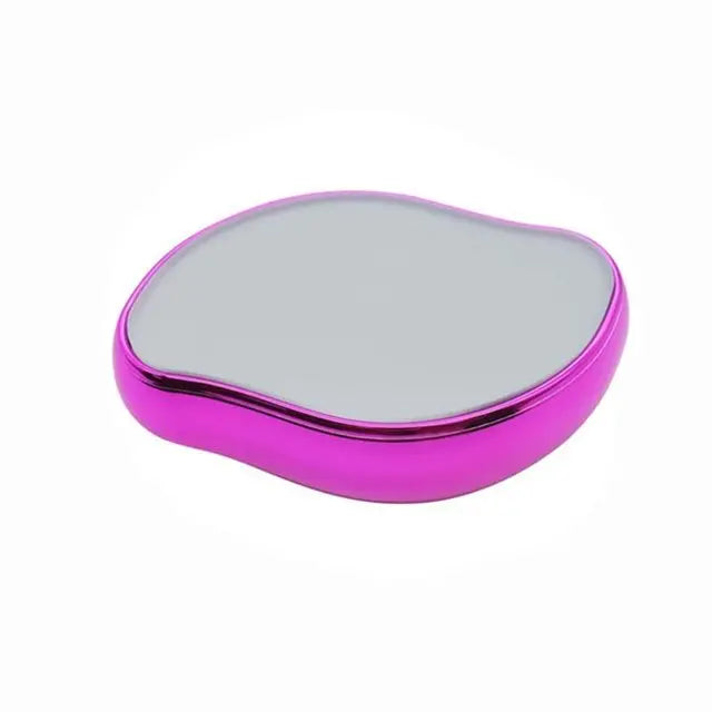 Crystal Hair Eraser Physical Epilator shown in use for hair removal on underarm area.