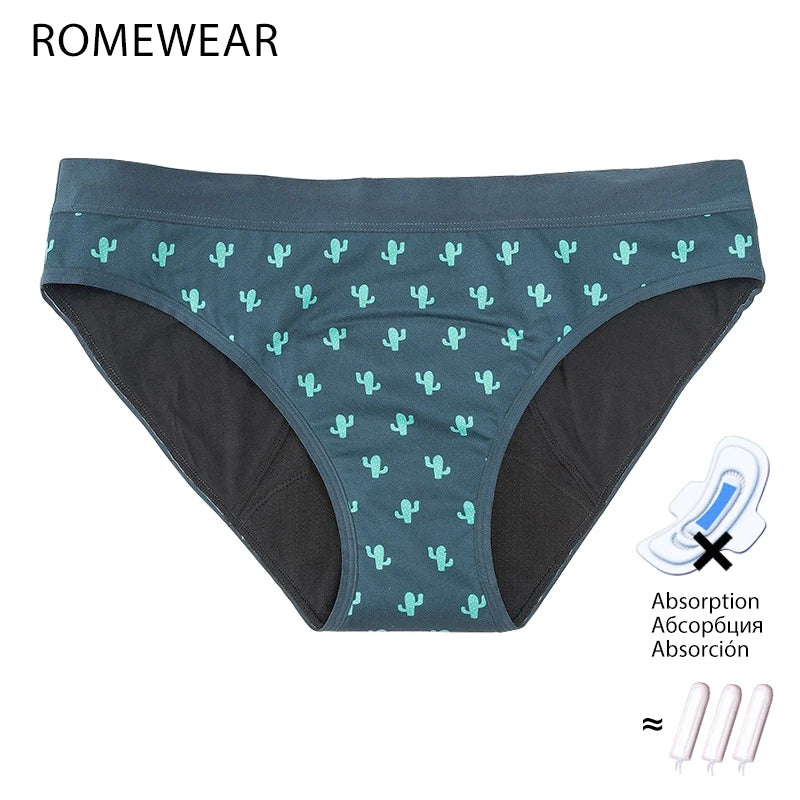 Teen cotton period panties comfortable fit display