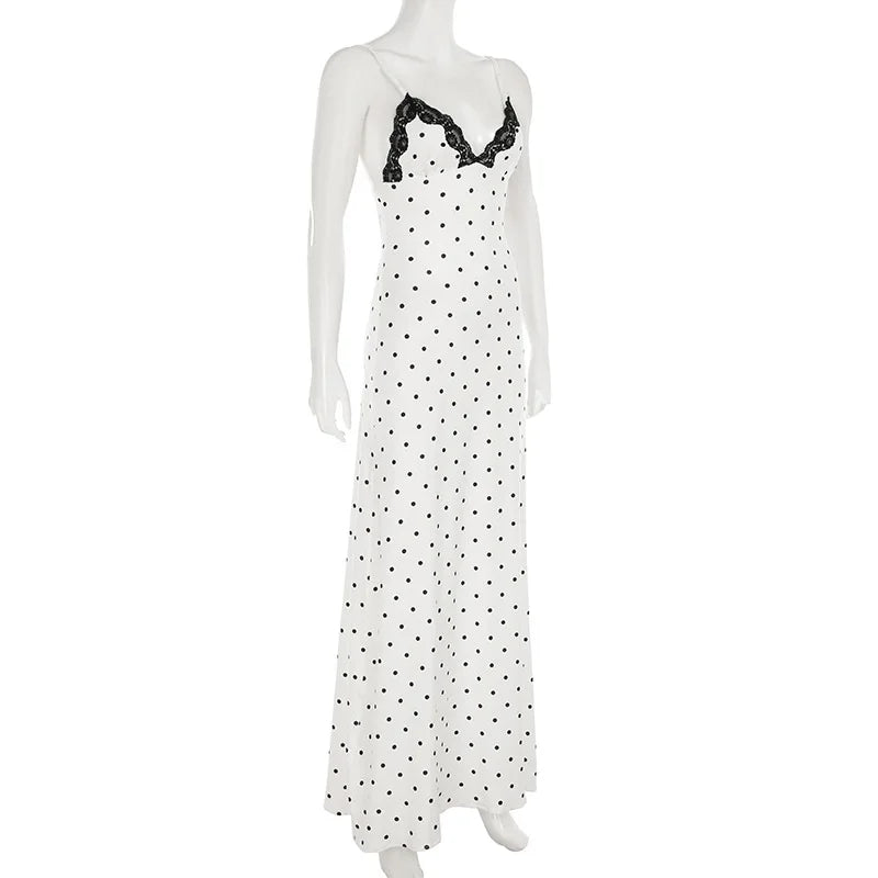 French lace halter vest backless  white