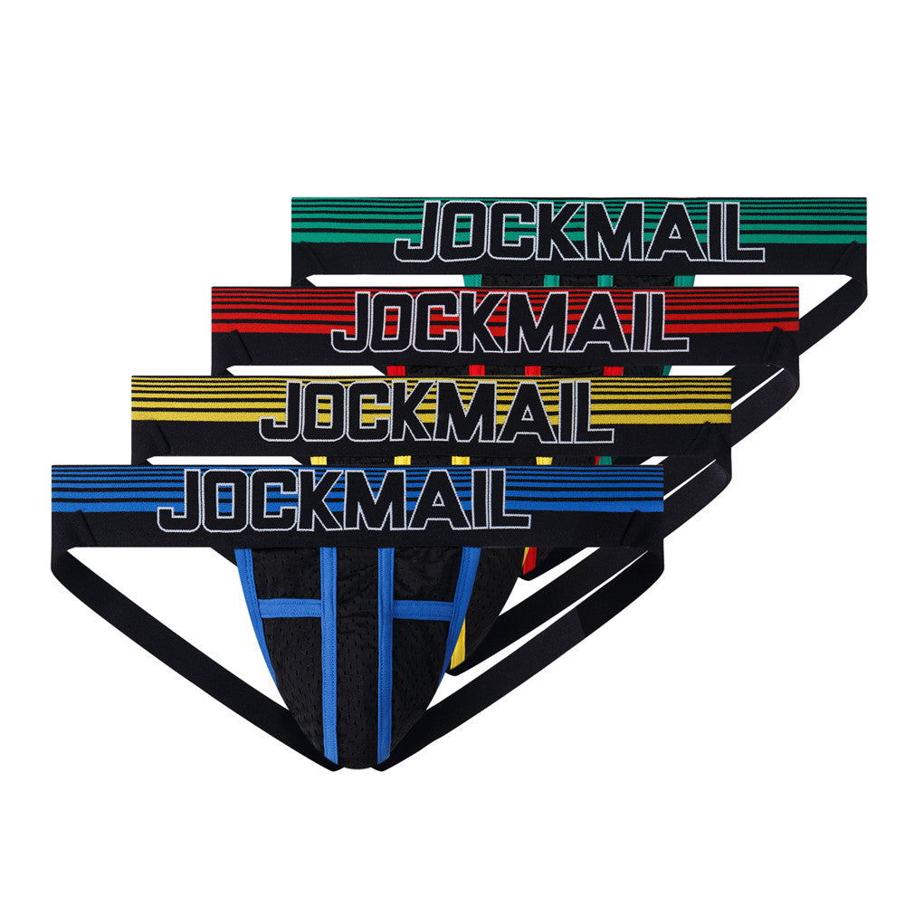 Breathable g-string jockstrap pack display