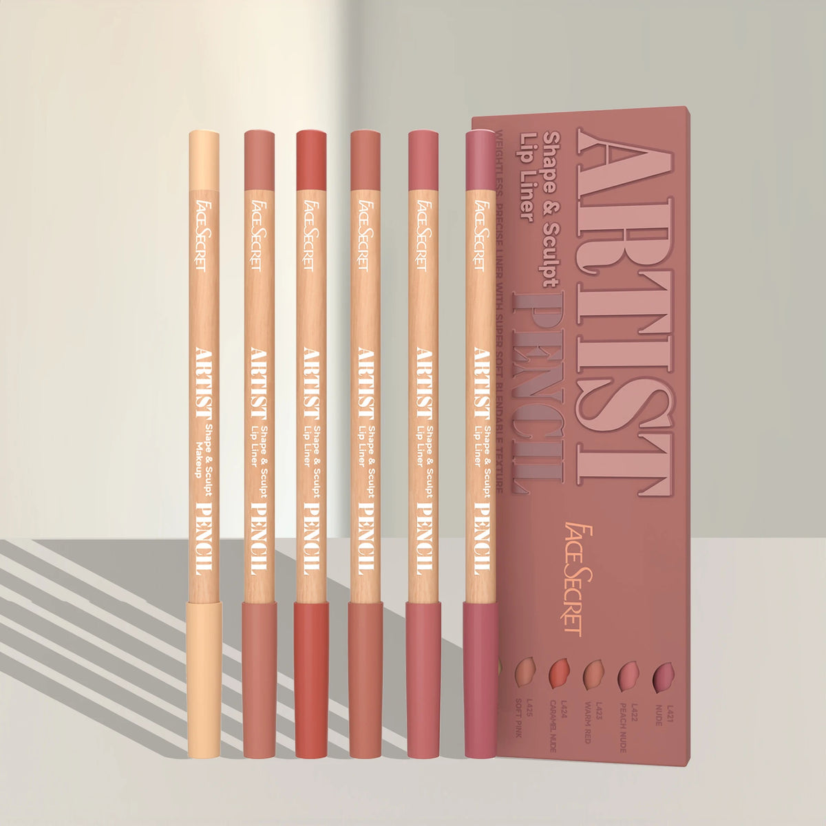 Precision lip liner pencil sketch roast shade