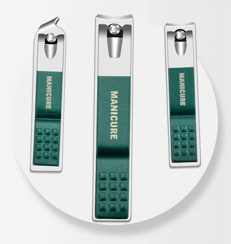 Manicure pedicure tool set open display