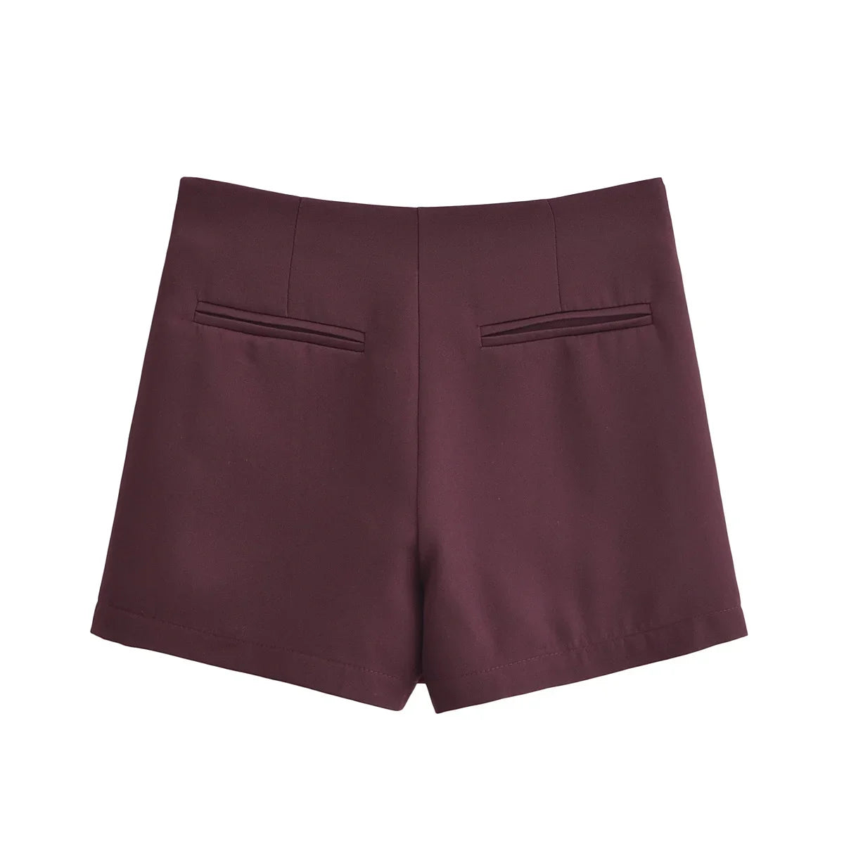 High waist skort dark purple color  