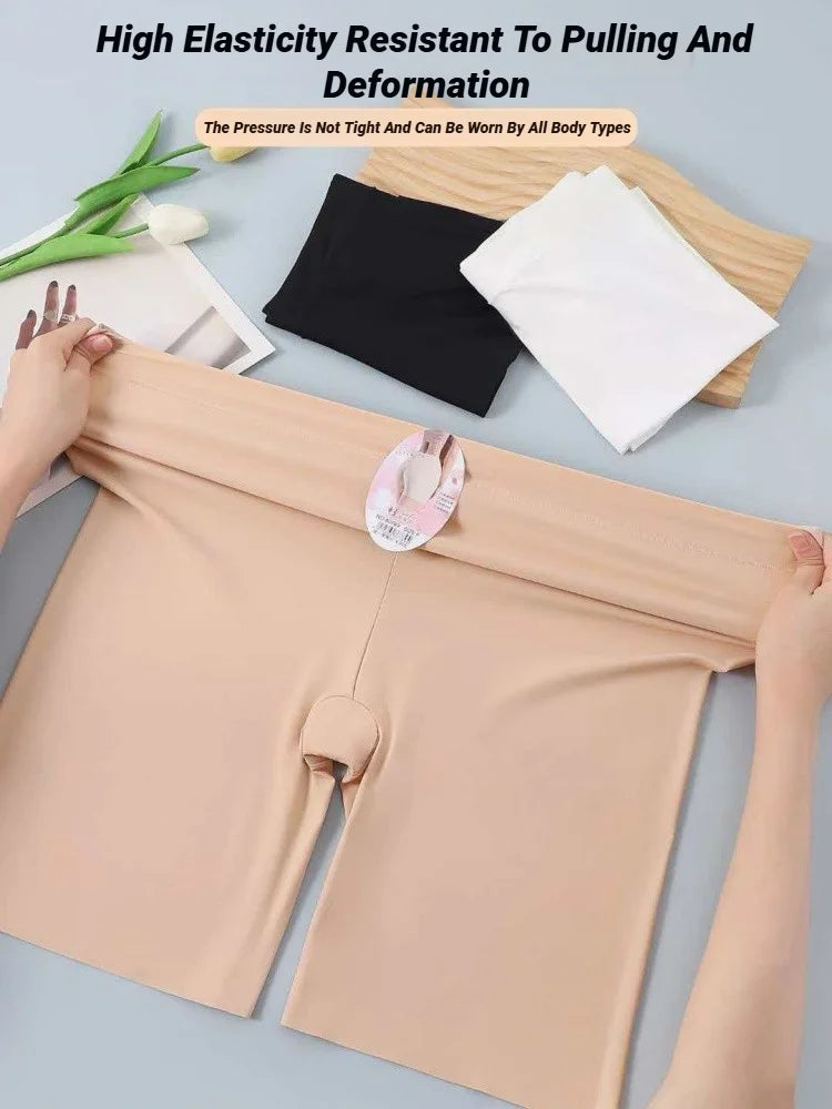 Women's high waist seamless shaping shorts front view
