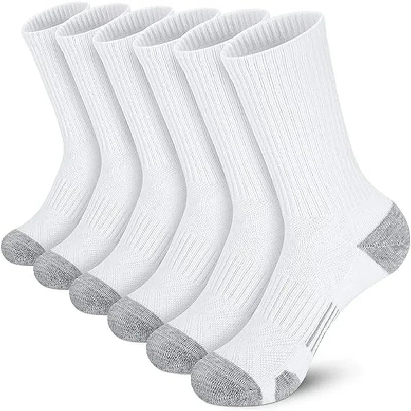 Men's athletic grip socks multi-pack worn during sports