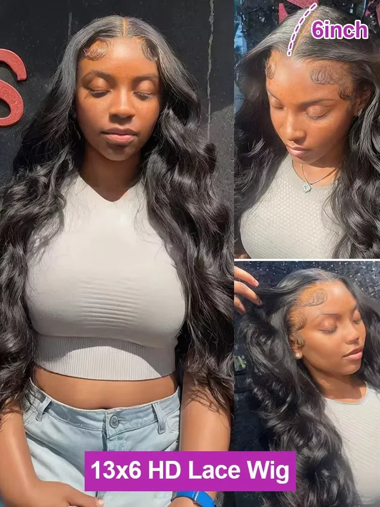 Wet and wavy HD lace frontal wig natural color | Sānvivá