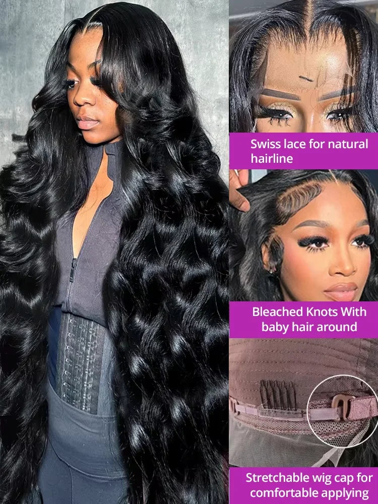 Wet and wavy HD lace frontal wig with transparent HD lace | Sānvivá