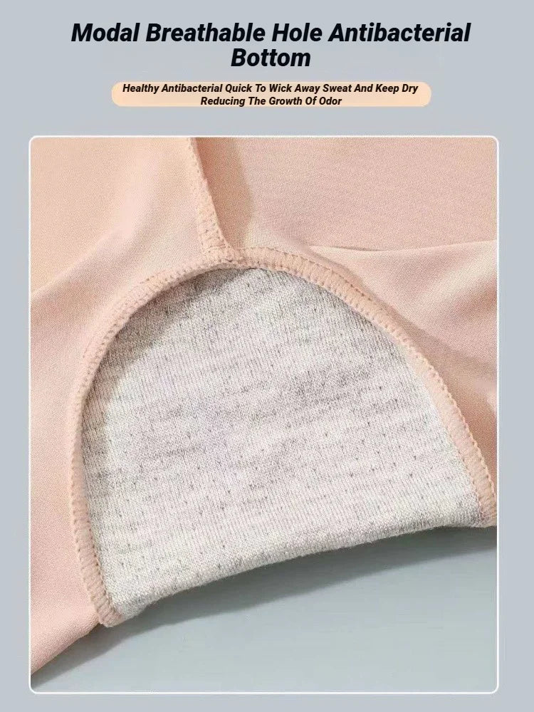 Women's high waist seamless shaping shorts front view