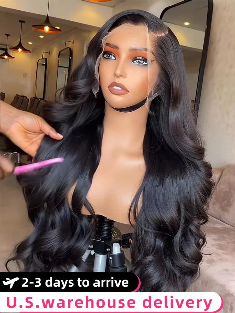 Wet and wavy HD lace frontal wig with natural body wave texture | Sānvivá