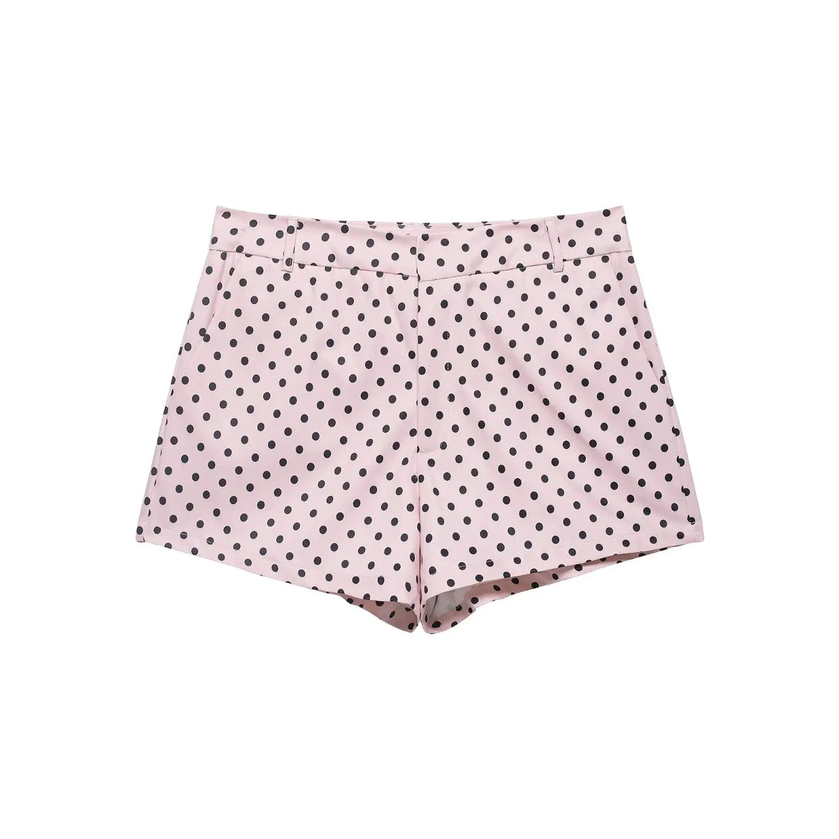 Polka dot casual jacket side view fit