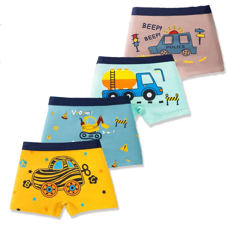 Boys cotton boxer briefs fabric texture closeup