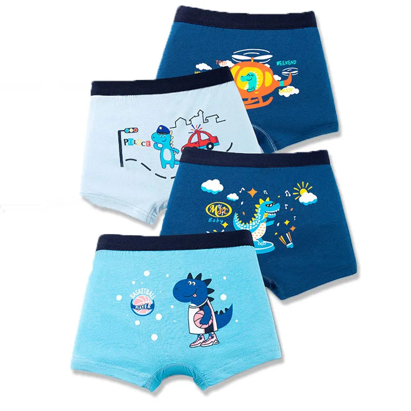 Boys cotton boxer briefs fabric texture closeup