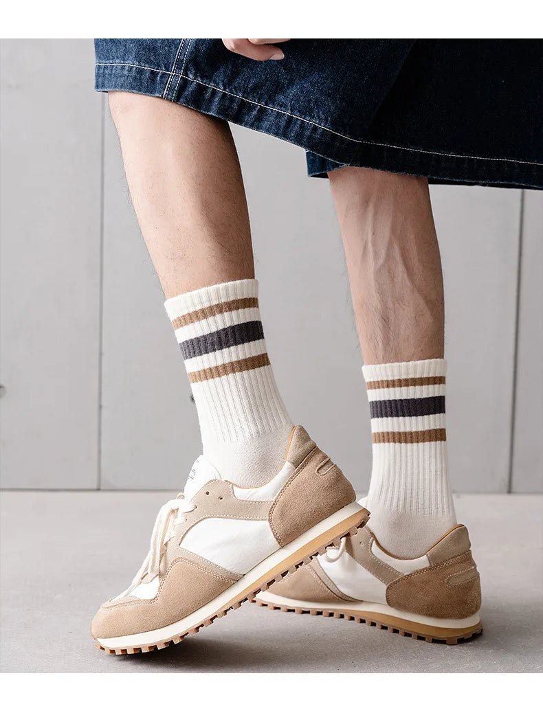 Men's striped socks 5-pack in colorful designs | Sānvivá