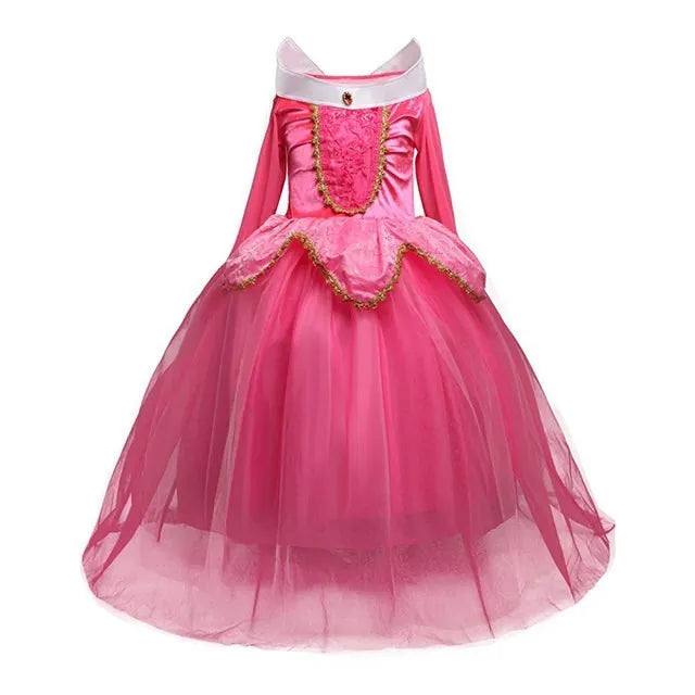 Kids princess cosplay dress worn by child model
