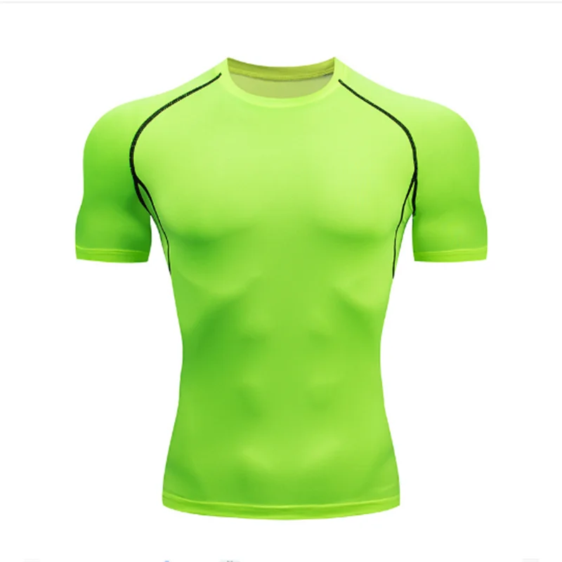 Compression training tee front view