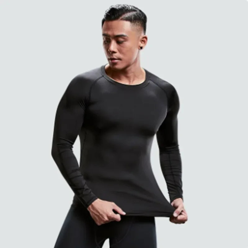 Compression training tee front view
