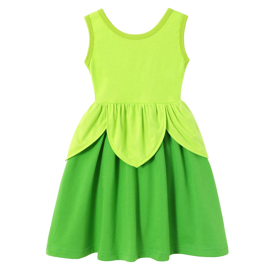 Girls princess cosplay dress embellishment detail