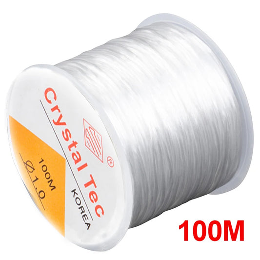 Elastic beading thread used in bracelet