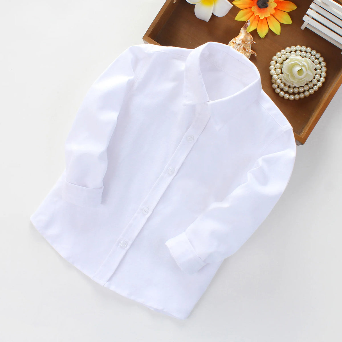 Boys School Uniform Shirt – Crisp Easy-Care Polo